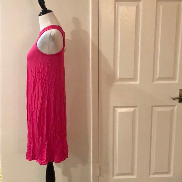 Pink Cutout Dress Shift - Picture 4 of 6